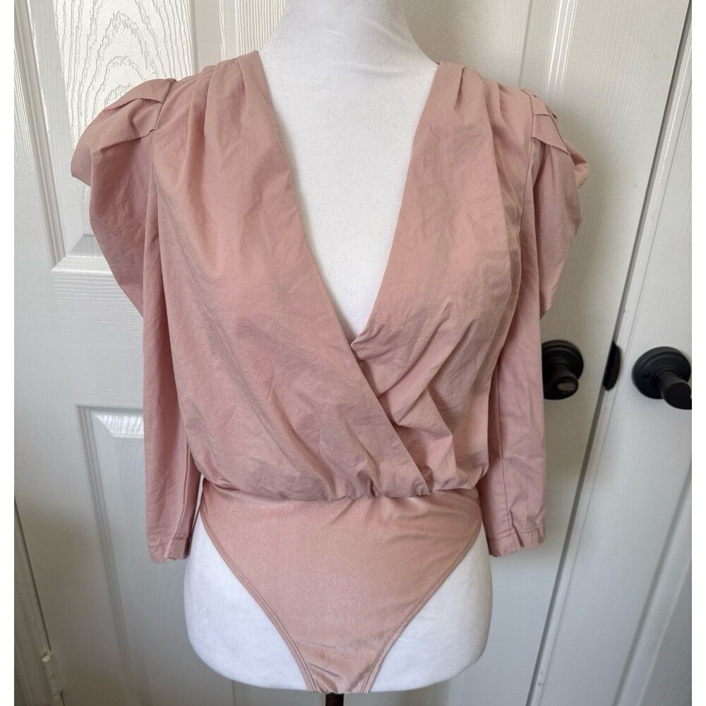 Pink Bodysuit Blouse size S